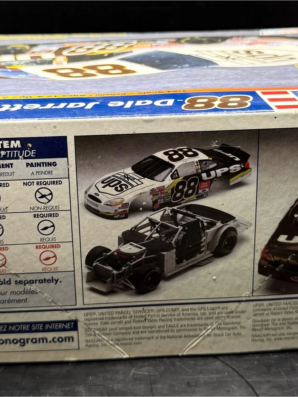 Revell Dale Jarrett #88 UPS Ford Taurus NASCAR Model Kit (1:24 Scale, 2002)